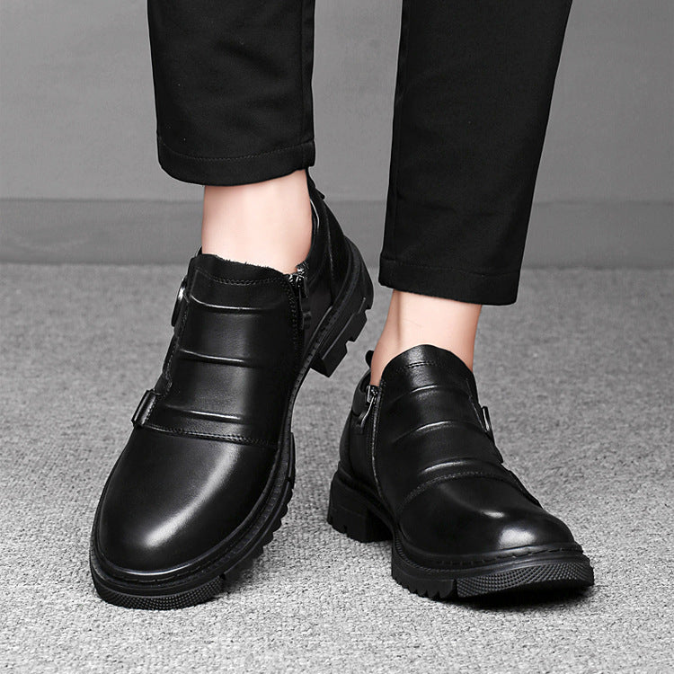Ambrose Leather Monk Strap Shoes