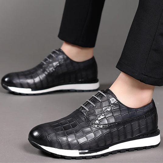 Calvaro Leather Hybrid Brogue Shoes