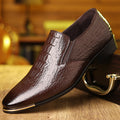 Brenaro Leather Slip-On Loafers